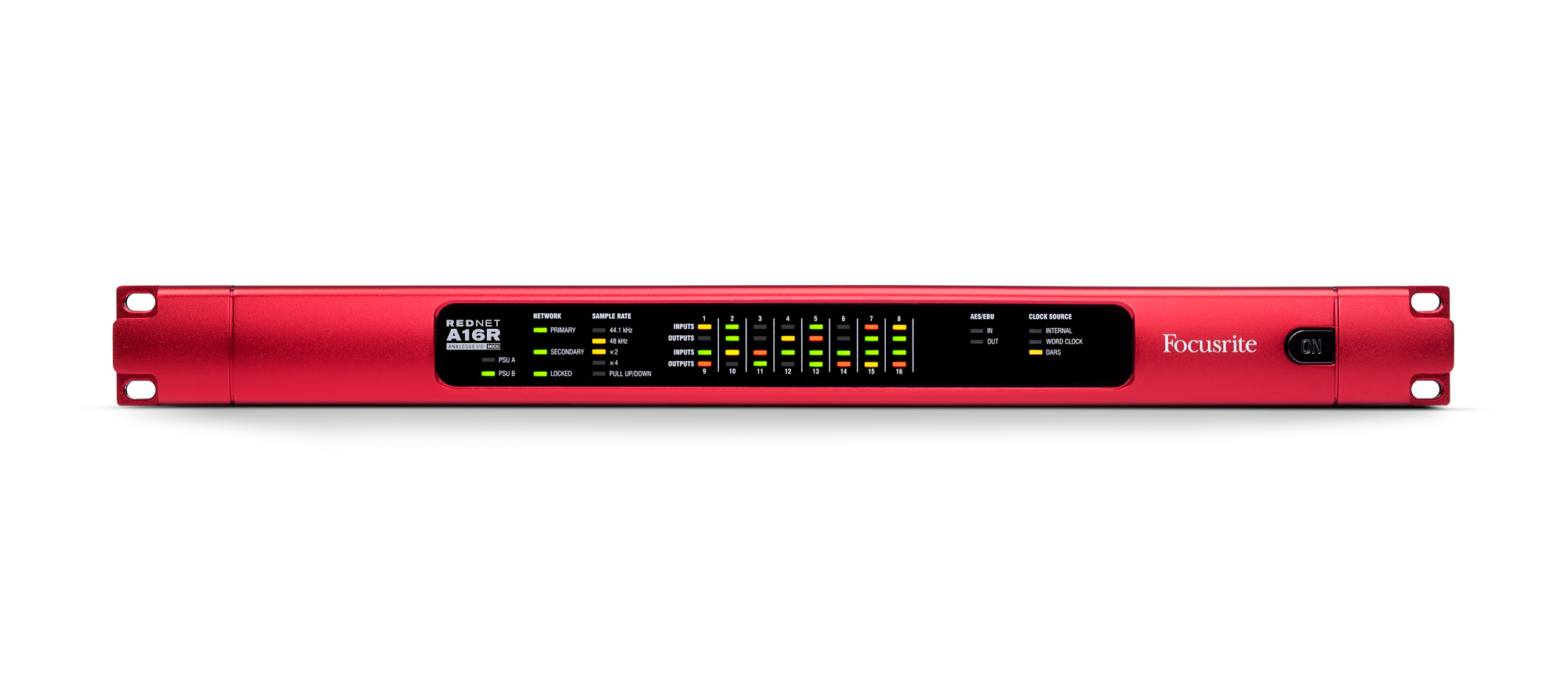 Focusrite REDNET A16R mk2 /Danteインターフェース a16rmk2-front-rear.png?v=